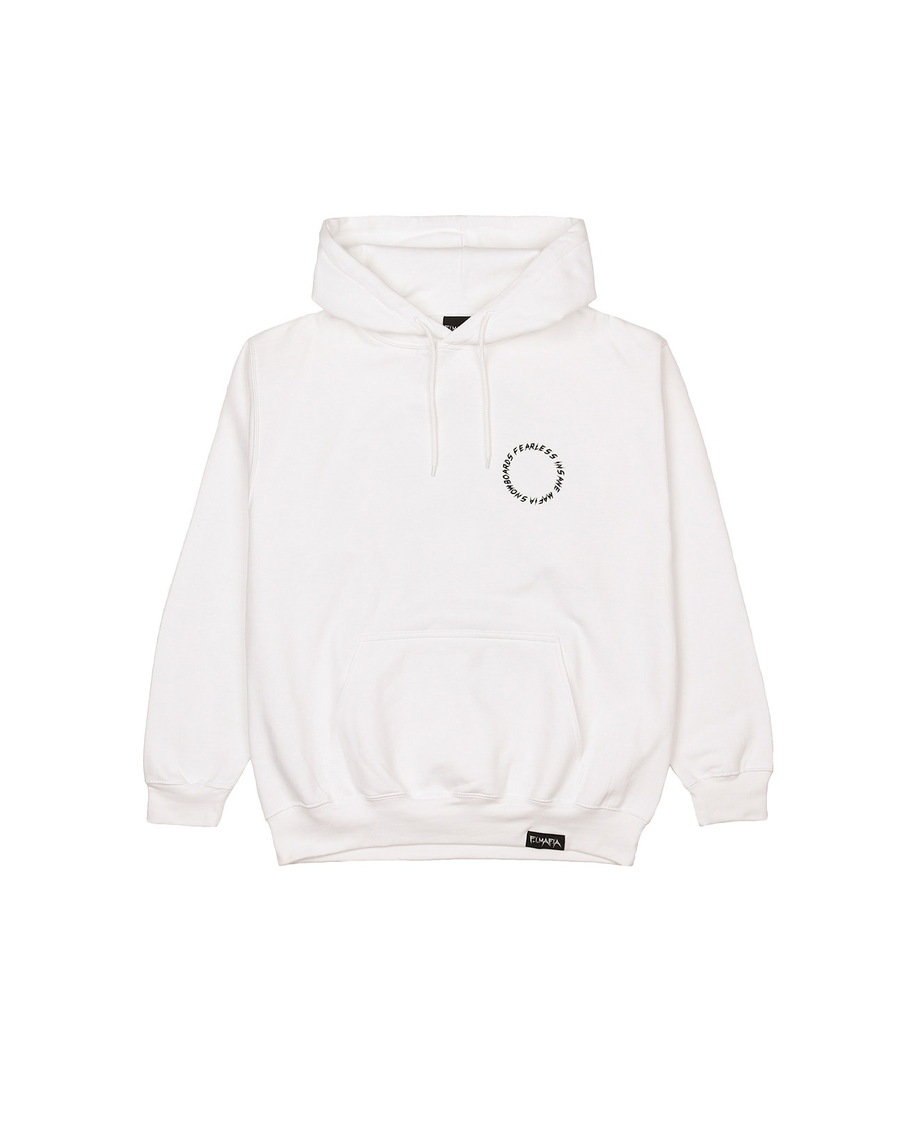 Fearless hoodie White (위클리 세일 제품), F.I.MAFIA, FIMAFIA, SNOWBOARD, 스노우보드